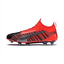 PUMA ONE 5.1 evoKNIT FG AG Men s Football Boots Black Nrgy Red