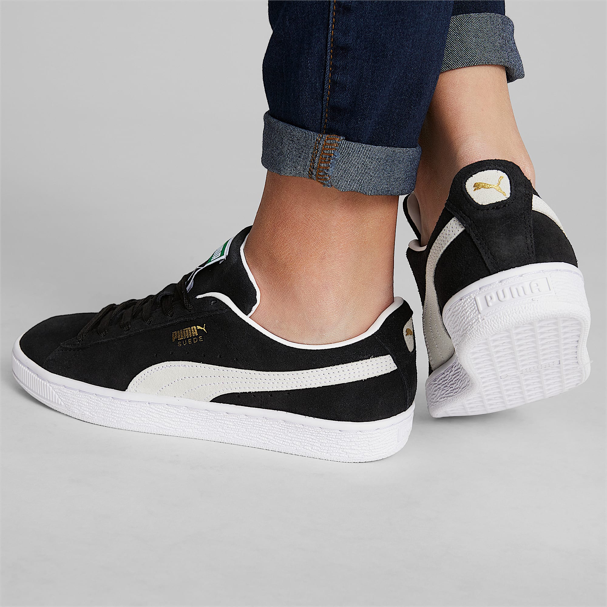 Puma suede gris mujer outlet