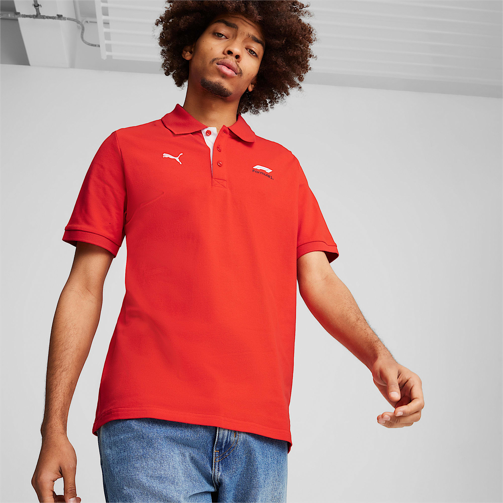 Polo con cuello pique F1 para hombre PUMA PE