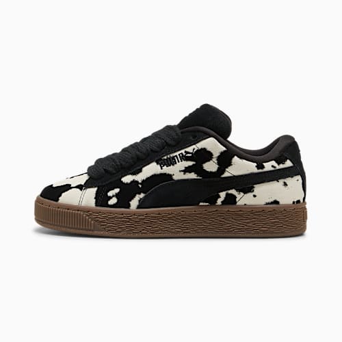 Zapatillas Suede XL Wild Instinct para mujer, PUMA Black-Warm White, medium-PER