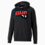 Felpa con cappuccio DHB da pallamano grafica uomo, Puma Black-Puma Red, small