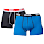 Basic Short Boxer  2er Pack, blue, small