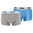 Boxer Basic 2 paia, blue-grey, small