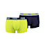 Boxer Basic 2 paia, blue / lime, small