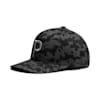 Golf Men's P Snapback Cap, Puma Black-Camo, small-SEA