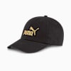 Essentials Cap, Puma Black-Gold-No 1, small-SEA