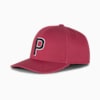 P Snapback Men's Golf Cap, Persian Red-Puma Black, small-SEA