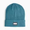 Classic geribbelde beanie met omslag, Cold Green, small