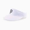Men's P Golf Visor, Bright White-Puma Black, small-AUS