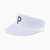 P Golf Visor Men, White Glow-Navy Blazer, small-SEA