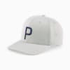 P Golf Cap, Ash Gray-Navy Blazer, small