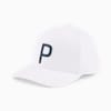 P Golf Cap, White Glow-Navy Blazer, small-SEA
