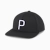 P Golf Cap - Youth 8-16 years, PUMA Black-White Glow, small-AUS