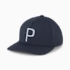 P Golf Cap - Youth 8-16 years, Navy Blazer-Ash Gray, small-AUS