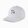 Palmer P Golf Cap, White Glow-Ash Gray, small-IDN