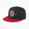 A.C. Milan ftblLegacy Flat Brim Cap, PUMA Black-Tango Red, small-SEA