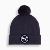 WRMLBL Men's Golf Removable Pom Beanie, Deep Navy, small
