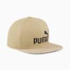 Essentials Flat Brim Cap, Prairie Tan-PUMA Black, small-THA