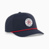 Pars & Stripes Rope Tech Men's Golf Cap, Deep Navy, small-SEA