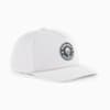 Circle Flower Tech Men's Golf Cap, Ash Gray, small-SEA