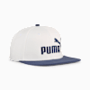 ESS No. 1 Logo Flat Brim Cap, PUMA Navy-PUMA White, small