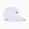 Shield Unstructured P Golf Cap, White Glow-PUMA Black, small-VNM