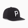 Heritage P Men's Cap, PUMA Black-White Glow, small-AUS