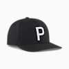 Men's Heritage P Cap, PUMA Black-White Glow, small-AUS