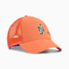 Neymar Jr Trucker Cap, Orange Poppy-PUMA Black, small