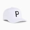 Heritage P Tech Golf Cap Men, White Glow-PUMA Black, small