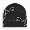 PUMA Cat Graphic Mid Crown Cuffless Beanie, PUMA Black, small-IDN