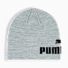 Essentials Mid Crown Cuffless Beanie, Light Gray Heather-PUMA Black, small-AUS