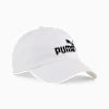 Essentials No.1 Logo Baseball Cap - Youth 8-16 years, PUMA White, small-NZL