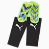 ULTRA Flex Sleeve Football Shin Guards, Fizzy Apple-Bluemazing, small