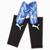 ULTRA Light Sleeve Football Shin Guards, Bluemazing-Electric Peppermint, small-THA