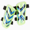 ULTRA Light Strap Football Shin Guards, Fizzy Apple-Bluemazing, small-AUS