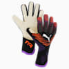FUTURE Ultimate NC Football Goalkeeper Gloves, PUMA Black-Glowing Red-Purple Glimmer, small