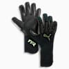 FUTURE Ultimate NC Football Goalkeeper Gloves, PUMA Black-Green Terrain-Fizzy Light, small