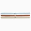 Training Sportbänder im 3er-Set Damen, Turquoise Surf-Teak-Putty, small