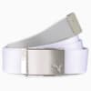 Reversible Webbing Men's Golf Belt, Bright White, small