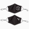 PUMA Face Mask 3.0 (Set of 2), Puma Black-Cat stronger together, small