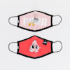 Animals Youth Face Masks (Set of 2), Lotus-pink-animal, small-SEA