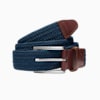 Braided Weave Men's Golf Belt, Deep Navy, small-AUS