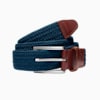 Braided Weave Men's Golf Belt, Deep Navy, small