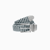 Braided Weave Men's Golf Belt, Ash Gray-Slate Sky, small