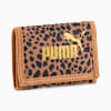 PUMA Phase All-Over Print Wallet, Melted Caramel-Leopard AOP, small