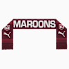 QLD Maroons 2025 Unisex Scarf, Burgundy-PUMA White, small-AUS
