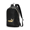 Women's Seasonal Backpack, Puma Black-Gold, small-SEA