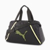 Essentials Women's Training Grip Bag, Puma Black-SOFT FLUO YELLOW, small-SEA