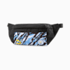 Man City Iconic Street Football Waist Bag, Puma Black-Team Light Blue, small-SEA